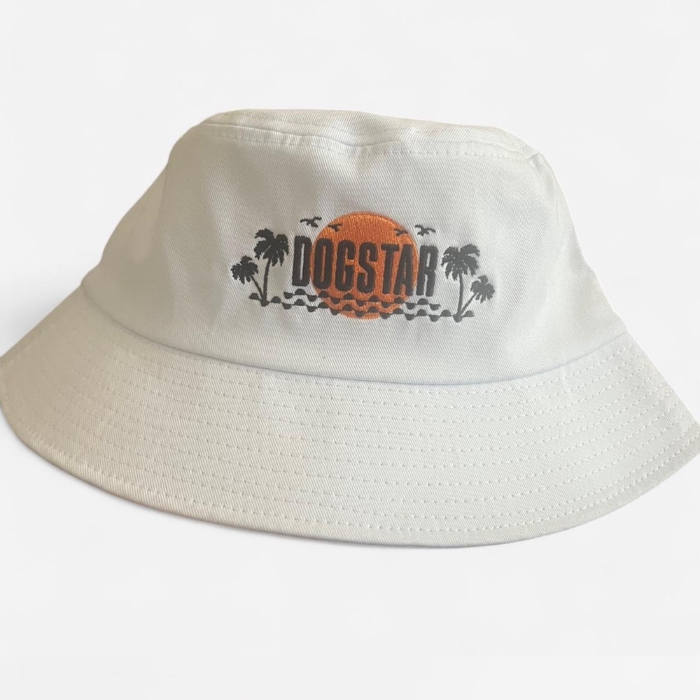 DOGSTAR Band white bucket hat
